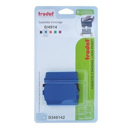 Trodat Lot De 3 Cassettes D'encre 6/4912 Rouges Pour Tampons Printy Trodat Lot De 3 Cassettes D'encre 6/4912 Rouges Pour Tampons Printy