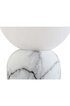 Leitmotiv - Lampe à poser en métal effet marbre Gala blanc photo 4