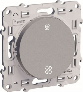 Schneider Electric Odace - Interrupteur VMC Aluminium à Vis S530233
