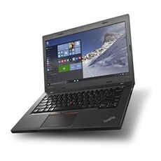 Lenovo PC Portable 14 Thinkpad L460 8Go SSD 256Go Intel Core i5-6300U 2,40Ghz Avec Webcam - Reconditionné
