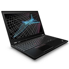 PC Portable 15.6 ThinkPad P50 16Go SSD 256Go + HDD 500Go Intel Core i7-6820HQ 2,70GHz Avec Webcam - Reconditionné