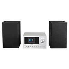 P85003 - Micro Système Audio - DAB+ - WiFi - Lecteur CD - Bluetooth - Argent