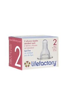 Tétine biberon Lifefactory Lifefactory ``stage 5,1cm mamelons, verre clair,, 2pièces