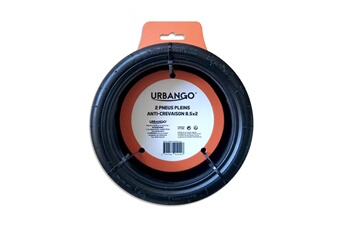 Accessoires trottinette Urbango Lot 2 pneus plein haute qualité anti-crevaison compatible xiaomi mija/m365