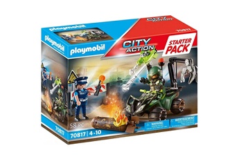 Playmobil PLAYMOBIL 70817 starter pack policier et démineur