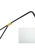 Pegane Lampadaire arc en metal coloris noir et dore - Longueur 104 x Profondeur 36 x Hauteur 181 cm -- photo 2