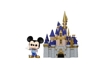 Figurine pour enfant Funko Disney - figurine pop! Walt disney world 50th anniversary town vinyl castle & mickey 9 cm