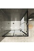 Saniverre Lanablack+ porte de douche d'angle h 180 cm centre-opaque 70 x 80 cm coulissante photo 3