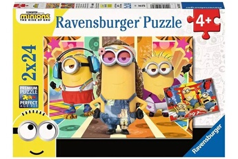 Puzzle Ravensburger Puzzle enfant ravensburger les minions en action minions 2 2x24 pièces