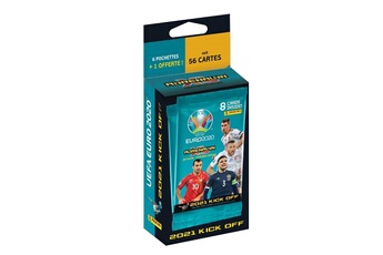 Carte à collectionner Panini Blister de 7 pochettes panini foot trading cards uefa euro 2020