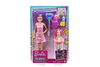 Poupées Barbie Coffret barbie poupée skipper anniversaire