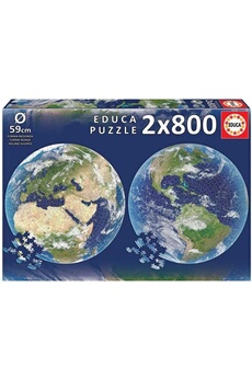 Puzzle Educa Puzzle - 2 x 800 planete terre