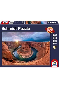 Puzzle Schmidt Spiele Puzzle glen canyon, horseshoe bend sur la colorado river, 1000 pcs