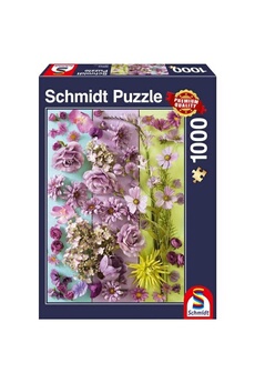 Puzzle Schmidt Spiele Puzzle fleurs violettes, 1000 pcs