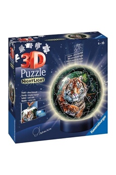 Puzzle Ravensburger Puzzle 3d ball 72 p illuminé - les grands félins