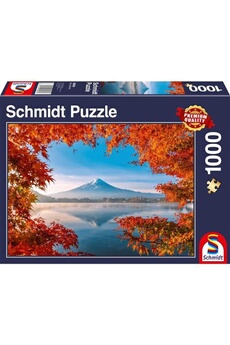 Puzzle Schmidt Spiele Puzzle paysage d'automne au fuji, 1000 pcs