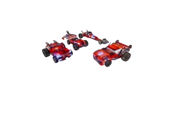 Autre jeux éducatifs et électroniques Lardini Laser pegs, véhicule rouge - 4 en 1 - 185 pcs, construction, brique lumineuse, jouet pour enfants des 8 ans, lau01