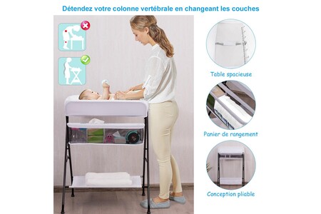 Commode Et Table A Langer Costway Table A Langer Multifonctions Bebe Pliante 3 En 1 Avec Ceinture De Securite Grand Panier De Rangement Supporte 11 Kg Blanc Darty Commode Et Table A Langer Costway Table A Langer Multifonctions Bebe Pliante 3 En 1 Avec Ceinture De Securite Grand Panier De Rangement Supporte 11 Kg Blanc Darty