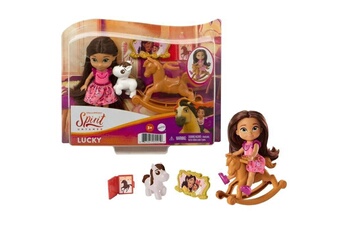 Poupée Mattel Spirit lucky petite fille (10 cm) et accessoires