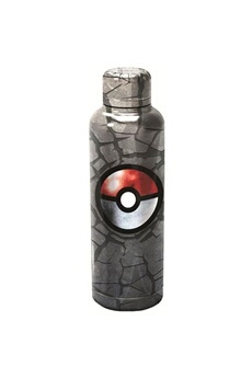 Gourde et poche à eau GENERIQUE Bouteille - pokemon - en métal - réutilisable - 515 ml