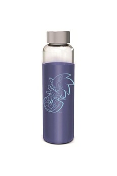 Gourde et poche à eau GENERIQUE Sonic - bouteille - en verre avec manchon silicone - réutilisable - 585 ml