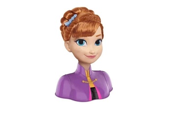 Poupée Disney Frozen Disney frozen - tete a coiffer princesse anna - la reine des neiges ii - avec accessoires - 26 cm