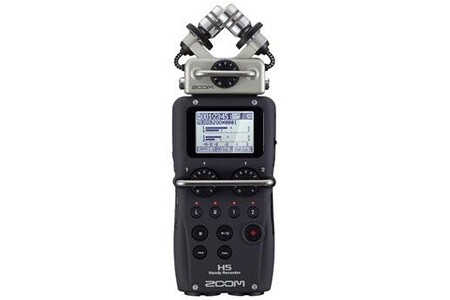 Dictaphone Zoom H5 - Enregistreur 4 pistes portable � microphones
