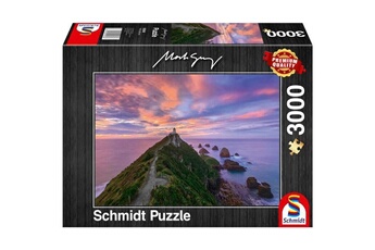 Puzzle Schmidt Spiele Puzzle nugget point lighthouse, the catlins, south island - new zealand, 3000 pcs