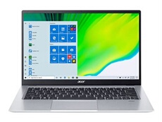 Acer Swift 1 Sf114-34 - Intel Pentium Silver N6000 / 1.1 Ghz - Win 11 Home - UHD Graphics - 8 Go Ram - 512 Go SSD - 14" Ips 1920 X 1080 (Full Hd) - Wi-Fi 6 - Argent Pur - Clavier : Français