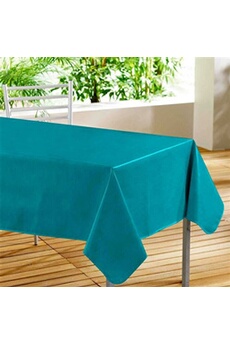nappe de table generique nappe toile cirée declino 140x240cm bleu