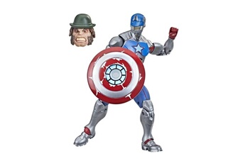 Figurine de collection Marvel Hasbro marvel legends series - figurine civil warrior de 15 cm a collectionner avec bouclier - a partir de 4 ans