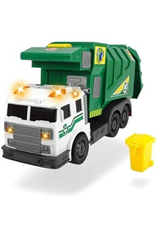 Camion Simba . Dickie . Group Dickie toys camion poubelle 39cm a roues libres avec son et lumiere