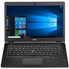 PC Portable 14 Latitude 5480 8Go SSD 256Go Intel Core i5-7300U 2,60GHz Avec Webcam