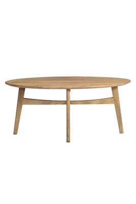 Chaise et Tabouret de bar Miliboo Table basse ovale bois clair manguier massif L100 cm PALEY