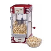 Machine à Popcorn Ariete 2957 Party Time 1100W Rouge - Pop Corn Sans Huile En 2 Minutes