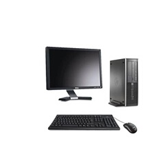 Ordinateur de bureau - Compaq 6300 Pro SFF - 8Go - 120Go SSD + Ecran 20