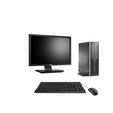 Ordinateur de bureau - Compaq 6300 Pro SFF - Linux - 8Go - 500Go HDD + Ecran 22