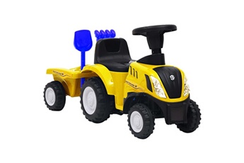 Véhicule à pédale Vidaxl Tracteur pour enfants new holland jaune