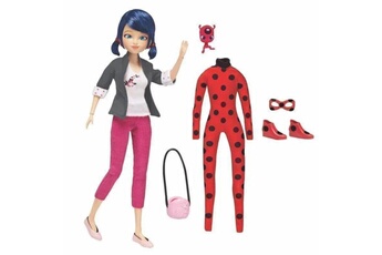 Poupée Bandai Miraculous ladybug - poupée mannequin 26 cm et ses deux tenues - bandai