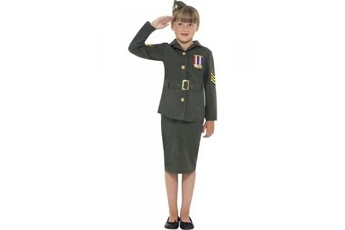 Déguisement enfant GENERIQUE Costume officier pour fille - 10-12 ans
