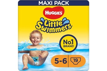 Couches Huggies Little swimmers maillot de bain jetable - taille 5/6 ans - 12-18 kg - le paquet de 19 maillots