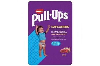 Couches Huggies Pull-ups couches bébé garçon - taille 4 - 9 a 18 mois - 8 a 12 kg - le paquet de 36 couches