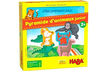 Jouets premier âge Haba Jeu d'éveil haba mes premiers jeux pyramide d'animaux junior