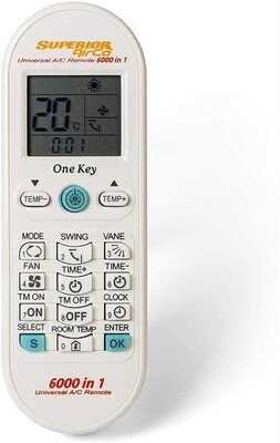 Télécommande Universelle Climatiseur AIRCO 5000 – Compatible 5000 Modèles De Climatiseurs écran Lcd Minuterie 2 Télécommande Universelle Climatiseur AIRCO 5000 – Compatible 5000 Modèles De Climatiseurs écran Lcd Minuterie 2