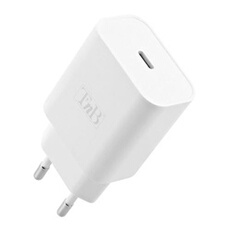 T'nB - Adaptateur secteur - 20 watt - 3 A - PD, Turbo Charge (USB-C) - sur le câble : USB-C
