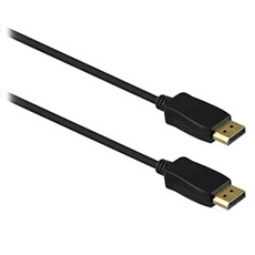 T'nB - Câble DisplayPort - DisplayPort (M) verrouillage pour DisplayPort (M) verrouillage - 2 m - support 4K - noir