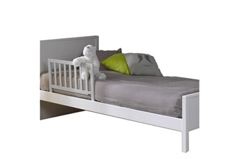 Barrière de lit bébé Akiten Retail Barrière de lit enfant 70 ava gris clair