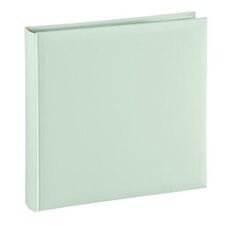 Album photo grd format Fine Art, 30x30cm, 80 p . blches, vert tilleul