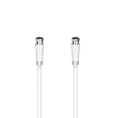 Câble de raccord SAT, f . mâle F - f . mâle F, 3,0 m, 90 dB