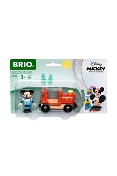 Autre jeux éducatifs et électroniques Brio Disney brio mickey mouse & locomotive - train sans pile pour circuit de train en bois - ravensburger - des 3 ans - 32282